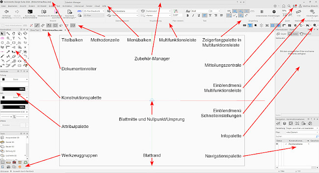 Lektion 2 "Programmoberfläche"
