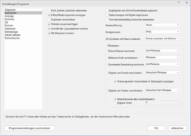 Lektion 4 "Programmeinstellungen"