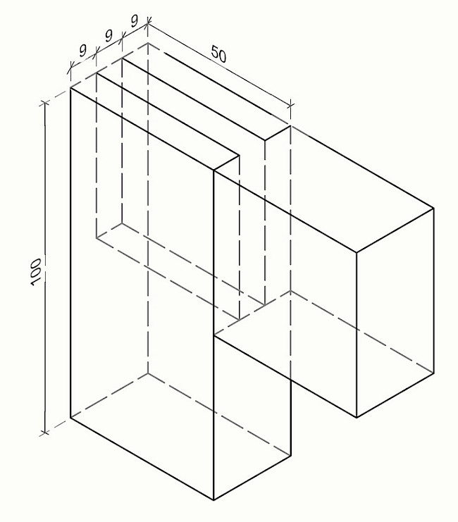 Lektion 2 "Schlitz + Zapfen"