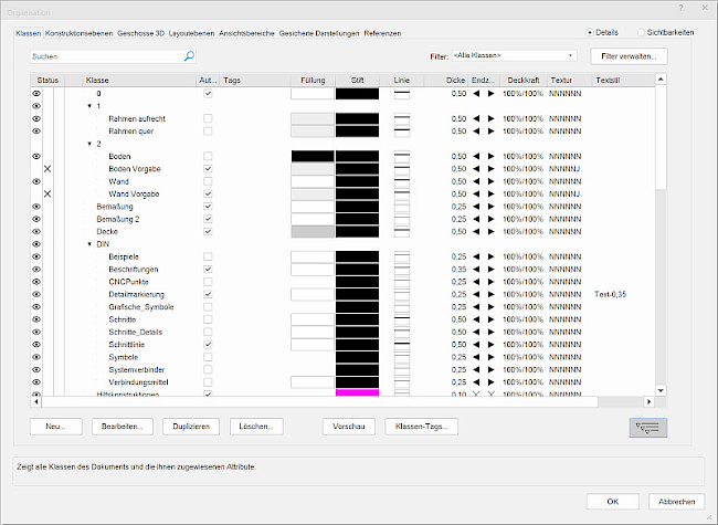 Lektion 3 "Ebenen + Klassen"