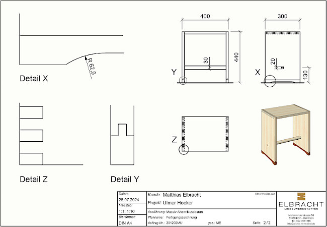 Lektion 2 "Layout + Details anlegen"