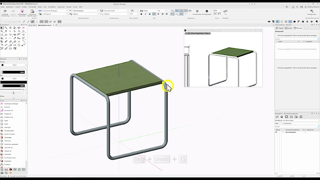 Lektion 2 "Tischplatte"