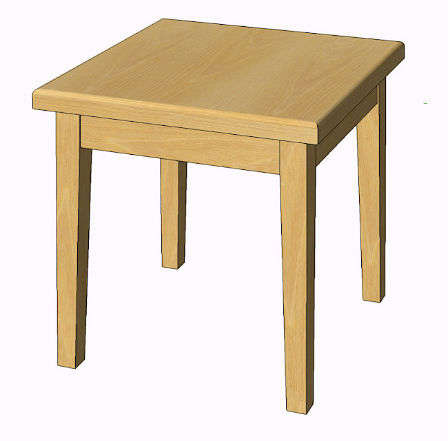 Lektion 9 "Zusatz Aufgabe Hocker Klassisch"