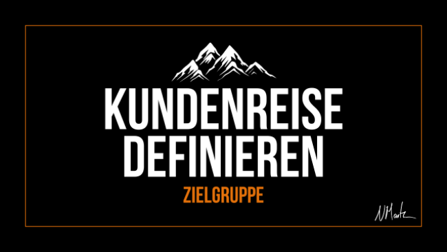 Kundenreise definieren