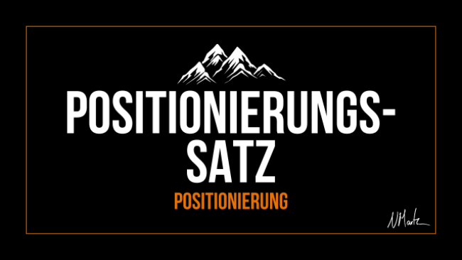 Positionierungssatz