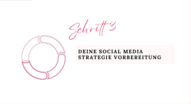 Schritt 3 - Deine Vorbereitung für die Social Media Strategie
