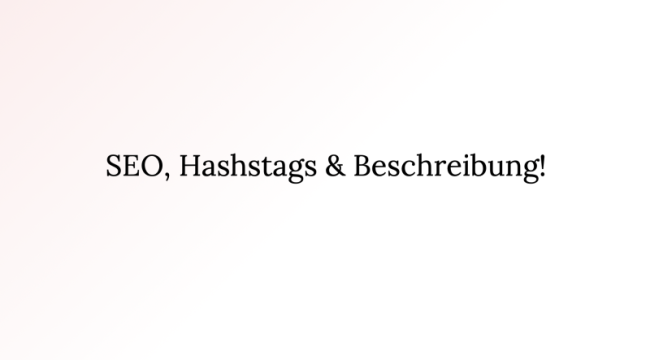 Hashtags - Keywords