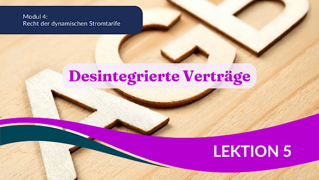 Desintegrierte Verträge