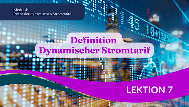 Definition Dynamischer Stromtarif