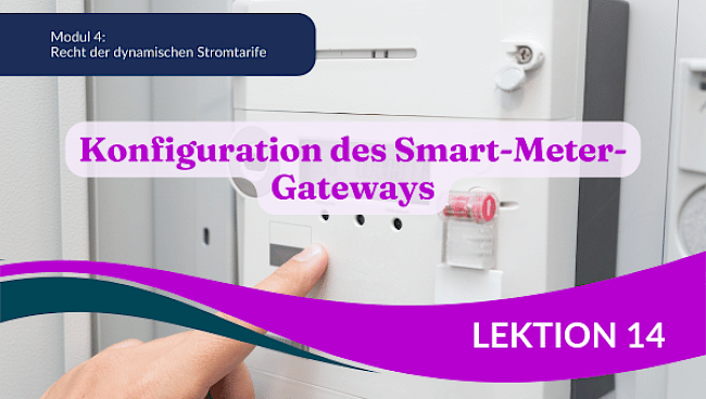 Konfiguration des Smart-Meter-Gateways