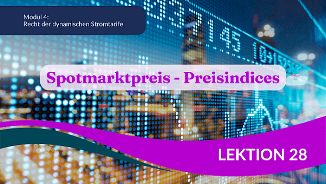 Spotmarkt - Preisindices