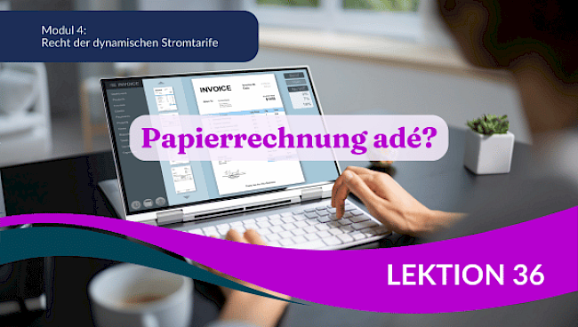 Papierrechnung - adé?