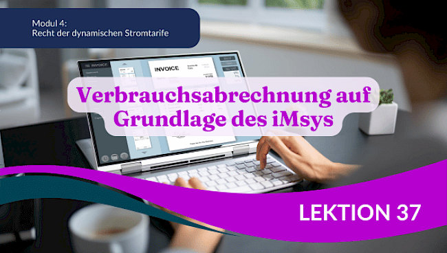 Verbrauchsabrechnung auf Grundlage des iMsys