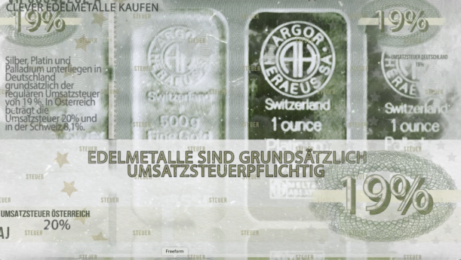 Besteuerung von Edelmetallen