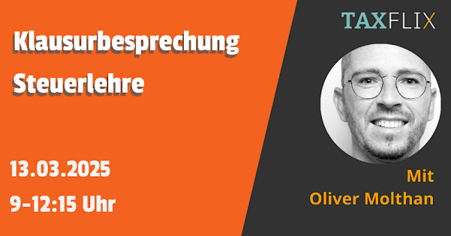 Klausurbesprechung Steuerlehre