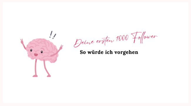 Deine ersten 1000 Follower