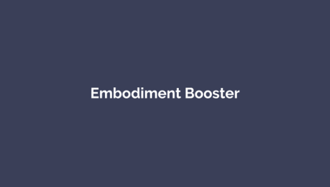 Embodiment Booster