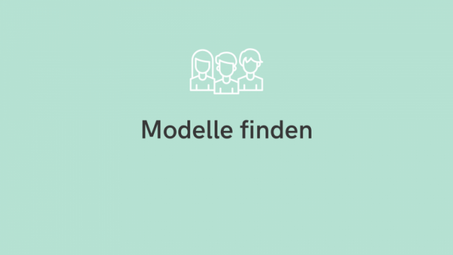 Modelle finden mit Leichtigkeit
