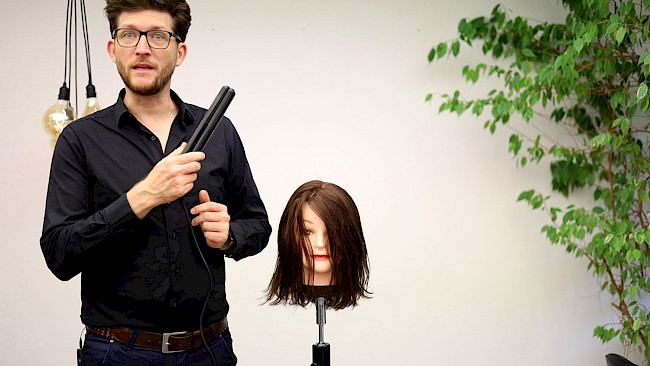 Glätteisen-Techniken