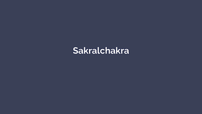 Sakralchakra