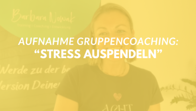 Stress auspendeln - 07.05.25