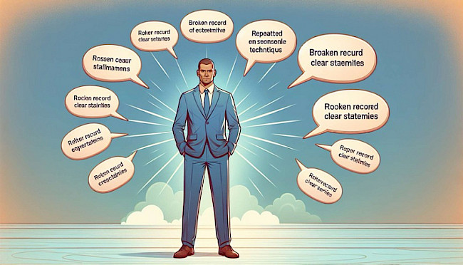 7.35 Techniken der Kommunikation und Selbstbehauptung: Technik der zerkratzten Platte