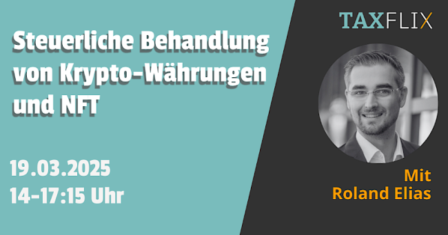 Steuerliche Behandlung von Krypto-Währungen und NFT