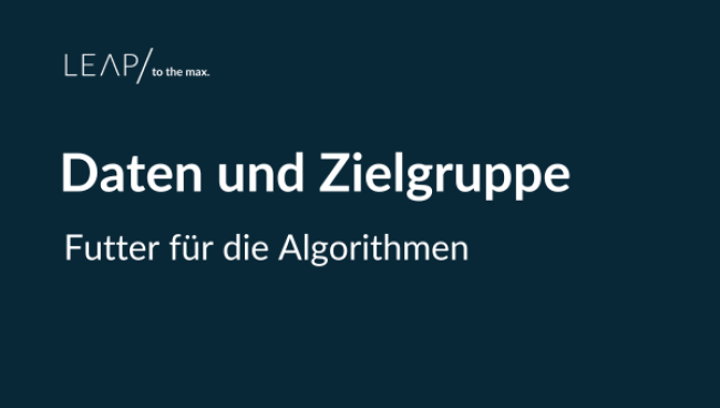 Daten und Zielgruppe