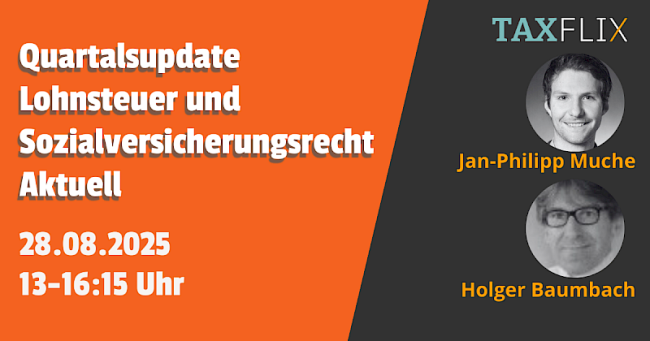 Quartalsupdate LSt- und SV-Recht