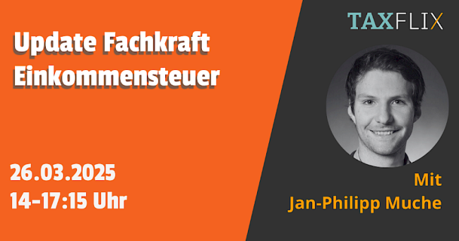 Fachkraft Einkommensteuer - Update