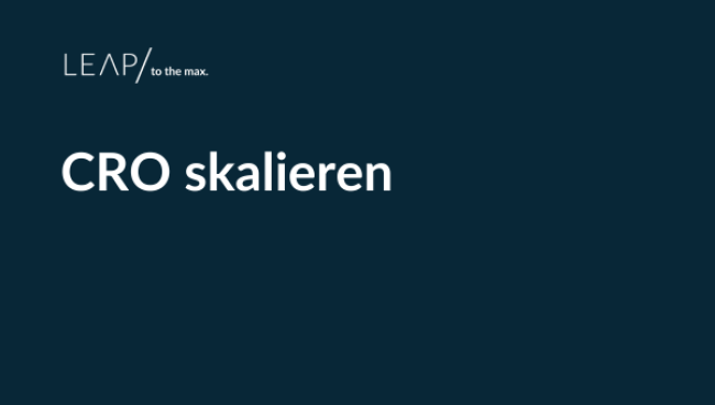 CRO skalieren