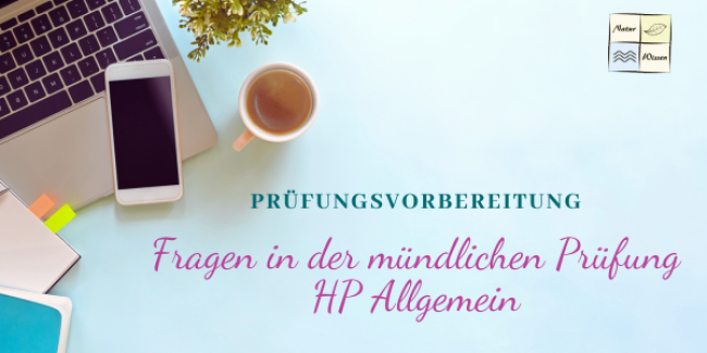 Fragen in der mündlichen Prüfung