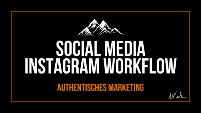 Social Media Instagram Workflow