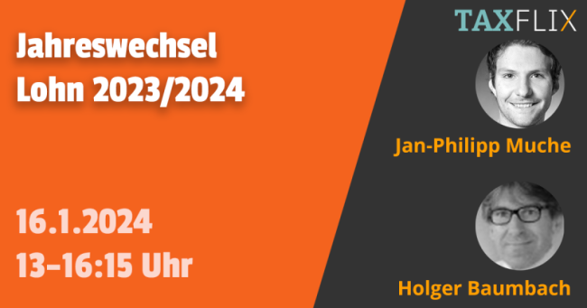 Jahreswechsel Lohn 2023/2024