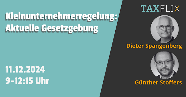 Kleinunternehmerregelung: Aktuelle Gesetzgebung