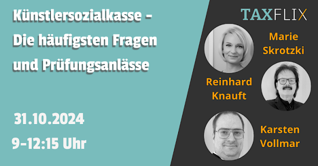 Künstlersozialkasse – Die häufigsten Fragen und Prüfungsanlässe