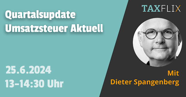 Quartalsupdate Umsatzsteuer Aktuell