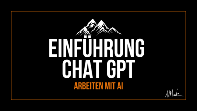 Einführung Chat GPT