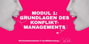Modul 1 - Grundlagen des Konfliktmanagements