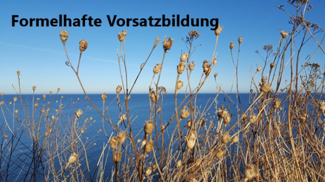 Lektion 7: Formelhafte Vorsatzbildung