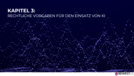 Kapitel 3: Rechtliche Vorgaben für den Einsatz von KI