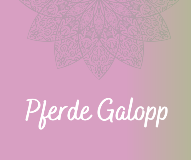 Pferde Galopp