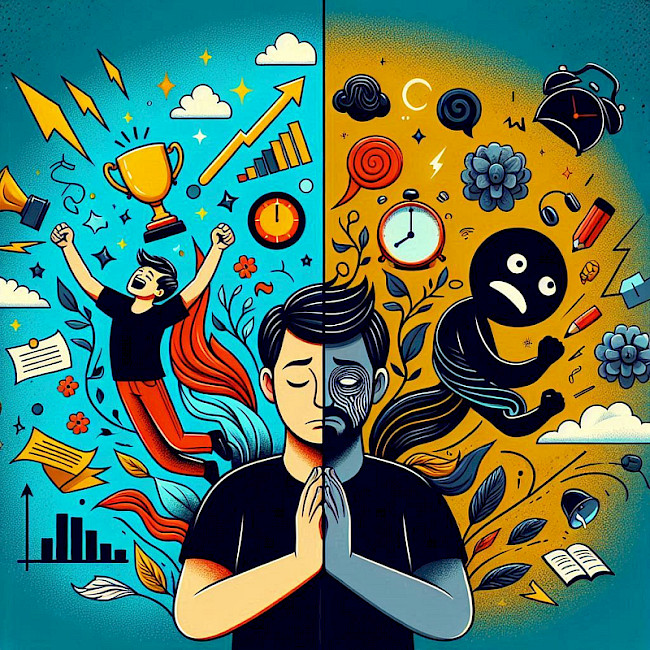 positiver und negativer Stress