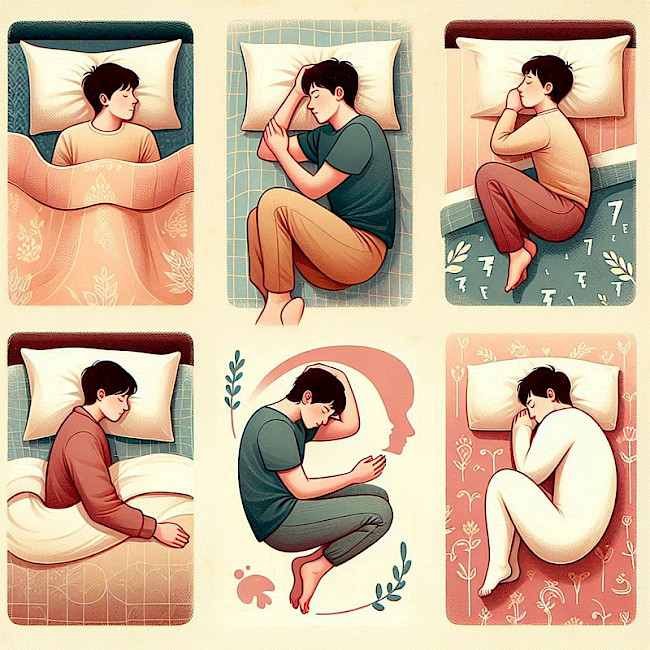 Schlafpositionen