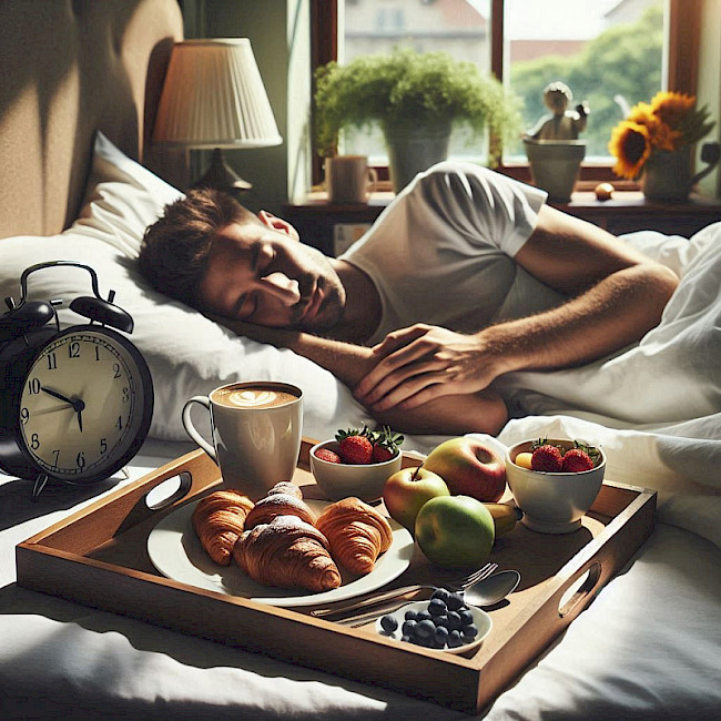 Ausschlafen am Wochenende