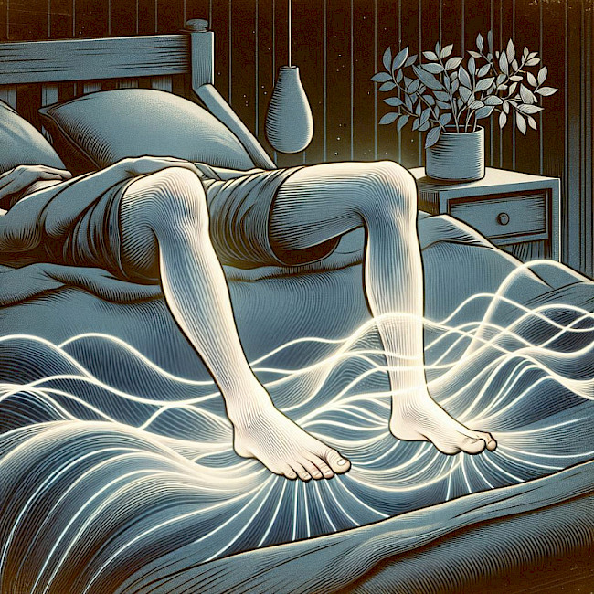 Warum zucken im Bett die Beine?