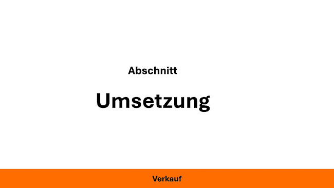 Umsetzung