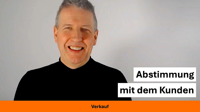 Abstimmung mit dem Kunden