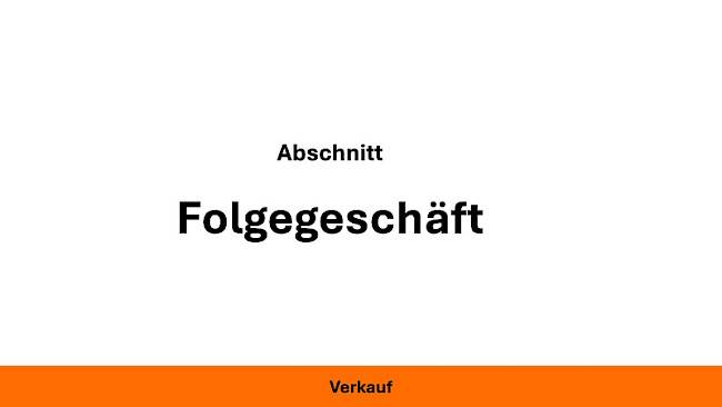 Folgegeschäft