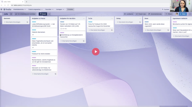 Beispiel: Julia - ein digitales Board